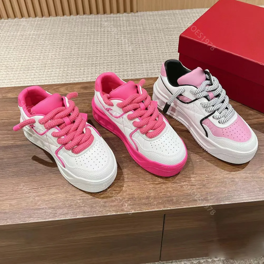 Designer Shoes Rhinestone Men Women Unisex Couple Running Shoe Color Blocking Printing Platform Trainers Sneakers For One Sale Top Quality Leather Shoe 35 45 From 57 07 DHgate