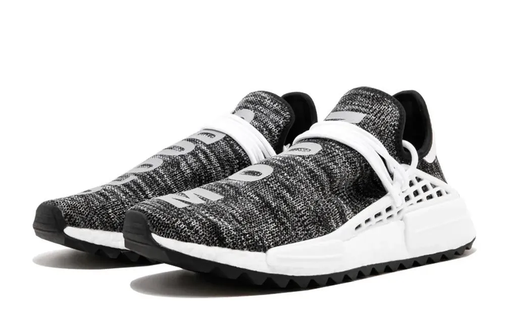 Pharrell williams shoes black and white 2025