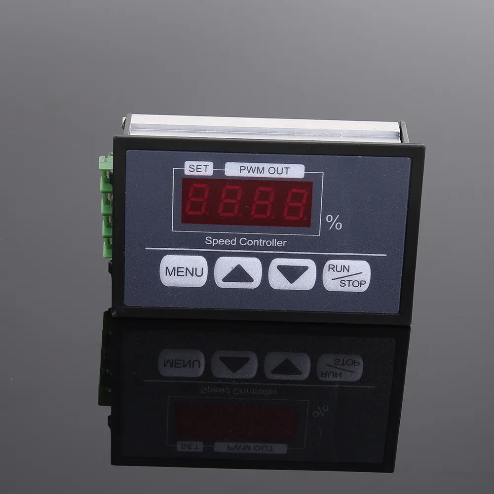 2-Pack DC 6-60V 30A PWM Motor Speed Controller – Stepless Variable Speed Regulator With Start/Stop Switch For 12V/24V/36V/48V Motors