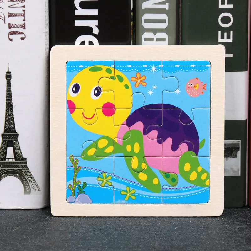 Small Size Wooden Puzzle Montessori Toys For Baby Jigsaw 3D Puzzle Board Game Educational Toys For Children Gift From 6 43 DHgate