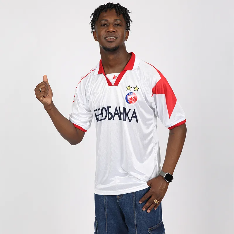 Red Star Belgrade Retro Football Shirt Jersey Classic Soccer