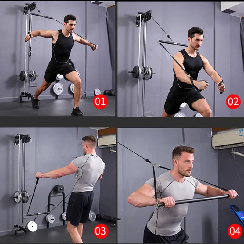 Lat pulldown with bands at home shop
