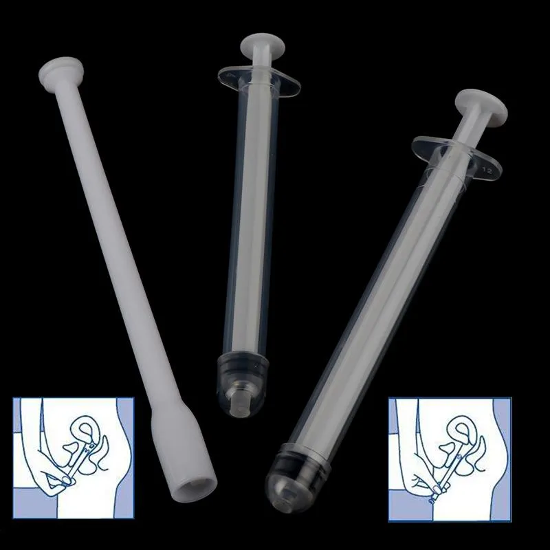 HEALLILY 10pcs Disposable Anal Vaginal Lubricant Applicator Syringe - Health Care Aid Tools
