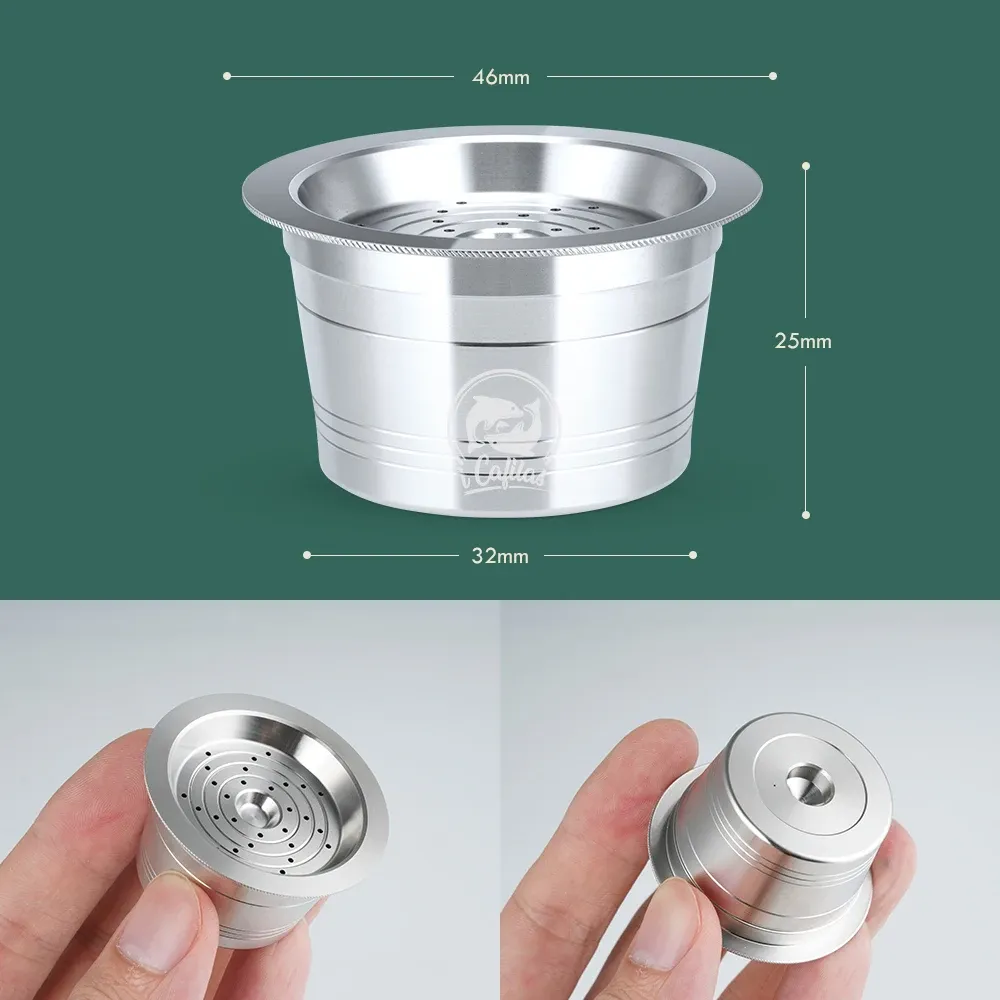 DHgate Reusable Coffee Capsule Pod for Tchibo Cafissimo Easy Caffitaly Machine 3 Hearts Lov Passione Coffee Maker K fee Coffee Filters Home Garden