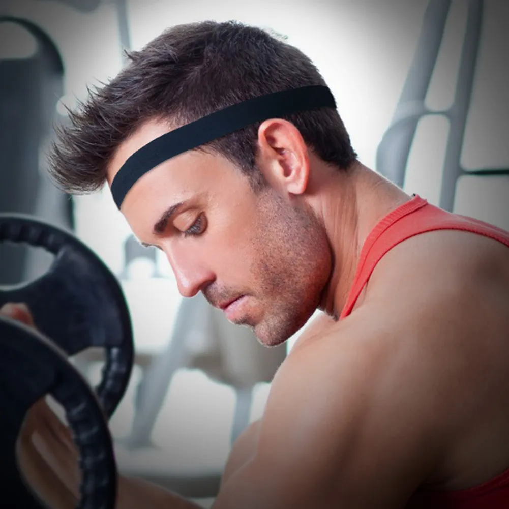 10pcs Baseball Softball Hairbands Set - Yellow Sports Headbands & Adjustable Bracelets