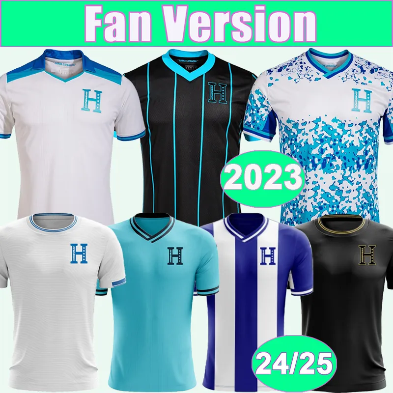 Ahorra a lo Grande en Compras al por Mayor de Jersey De Futbol De Honduras  24 25 Honduras Equipo Nacional Mens Jerseys Bengtson Pineda Lopez 2023 