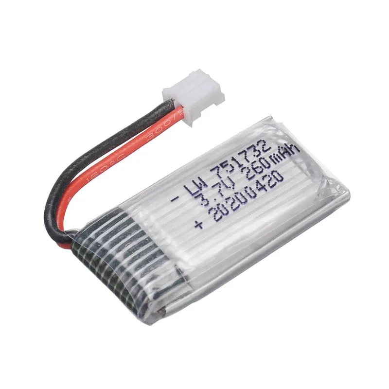 7V 260mAh Lipo Battery for Eachine E010 E011 E012 E013 Furibee F36 RC  Quadcopter Enhanced Flight Time