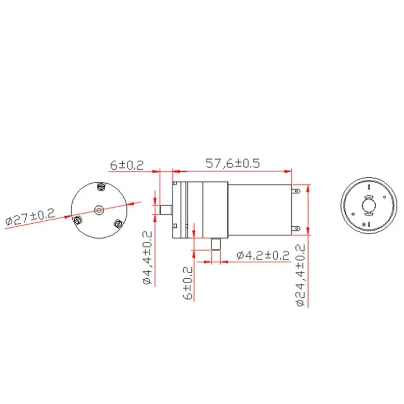 DC3V~12V 5V 6V Small Mini 370 Air Pump Oxygen Pump+Pipe+Stone