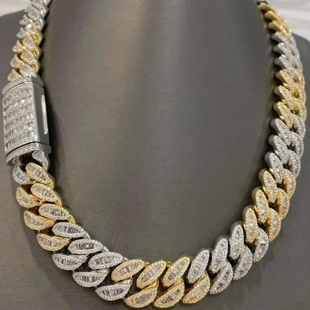 20mm Iced Diamond Cut Baguette Miami Cuban Chain Hip... From 87,52