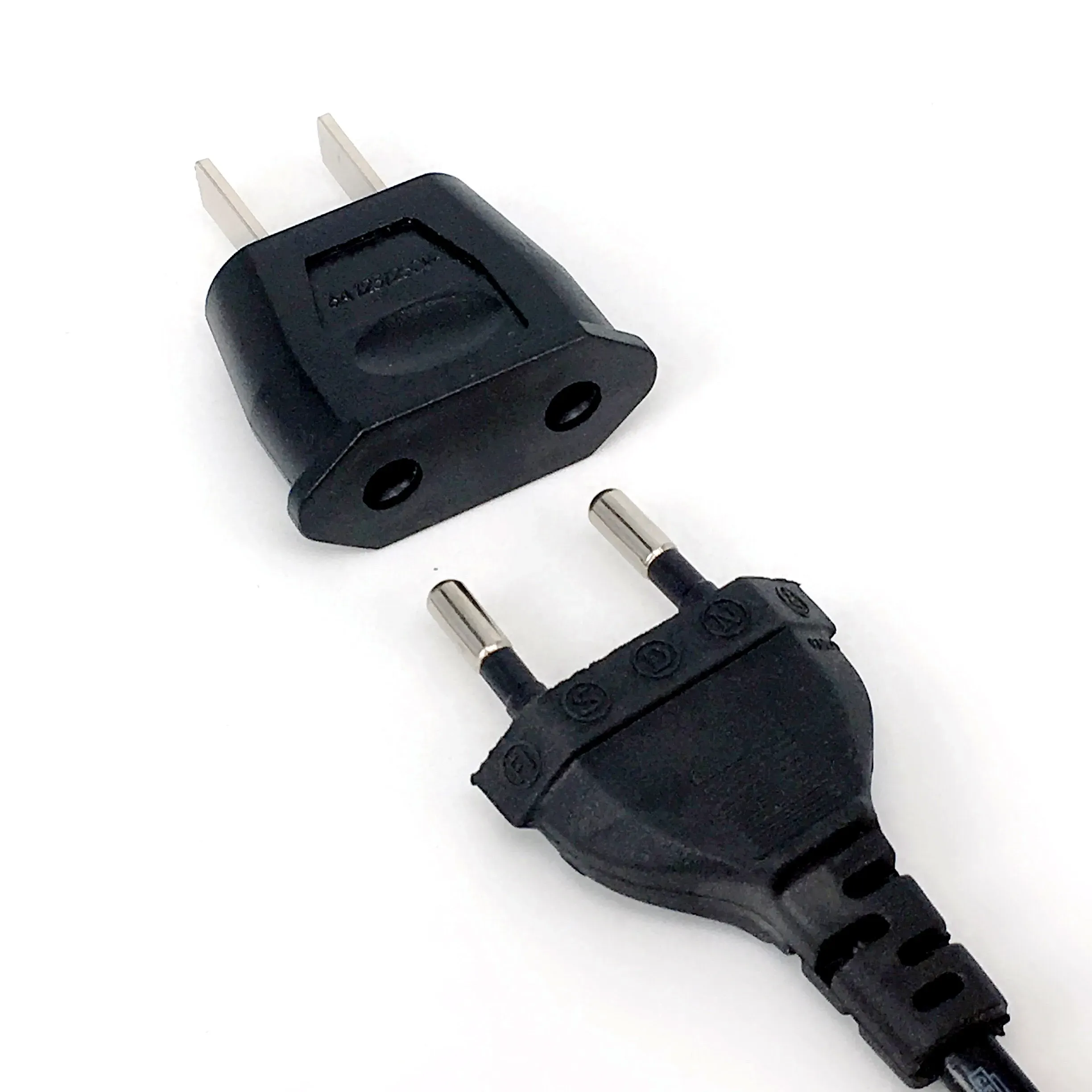 EU Power Cord Adapter 2 Pin To US, Japan, China Plug Travel Electrical ...