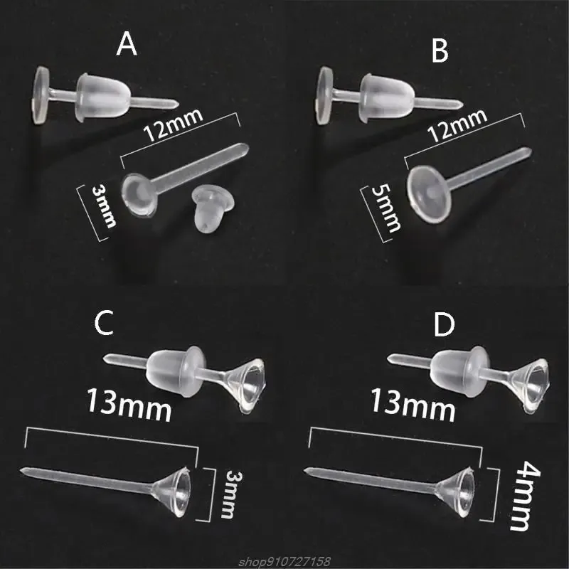 Hypoallergenic plastic post earrings sale