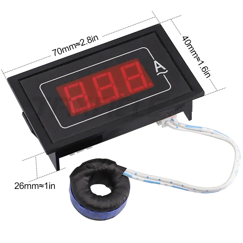 Digital AC Voltmeter – Two-Wire LCD Voltage Tester For AC 80-500V, No External Power Needed