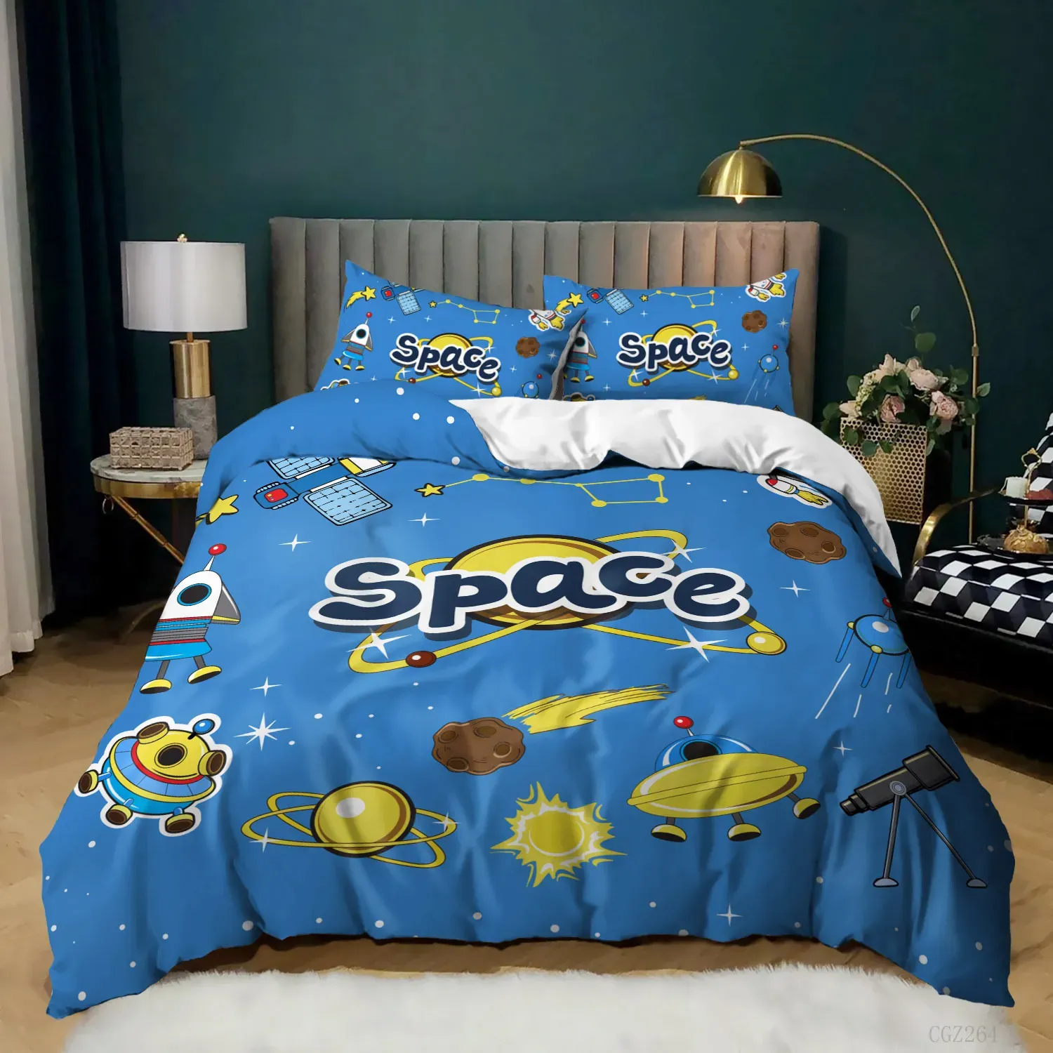 Kids galaxy bedding sales