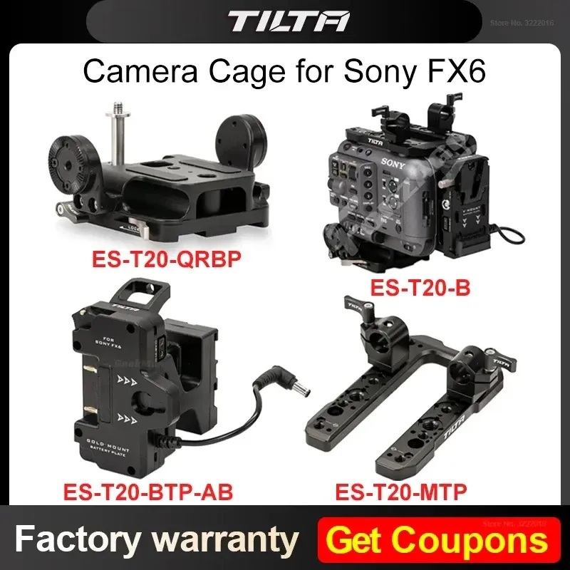 DHgate.com:TILTA FX6 ES-T20-B Advanced Camera Cage Kit for DHgate.com:TILTA FX6 ES-T20-B Advanced Camera Cage Kit for