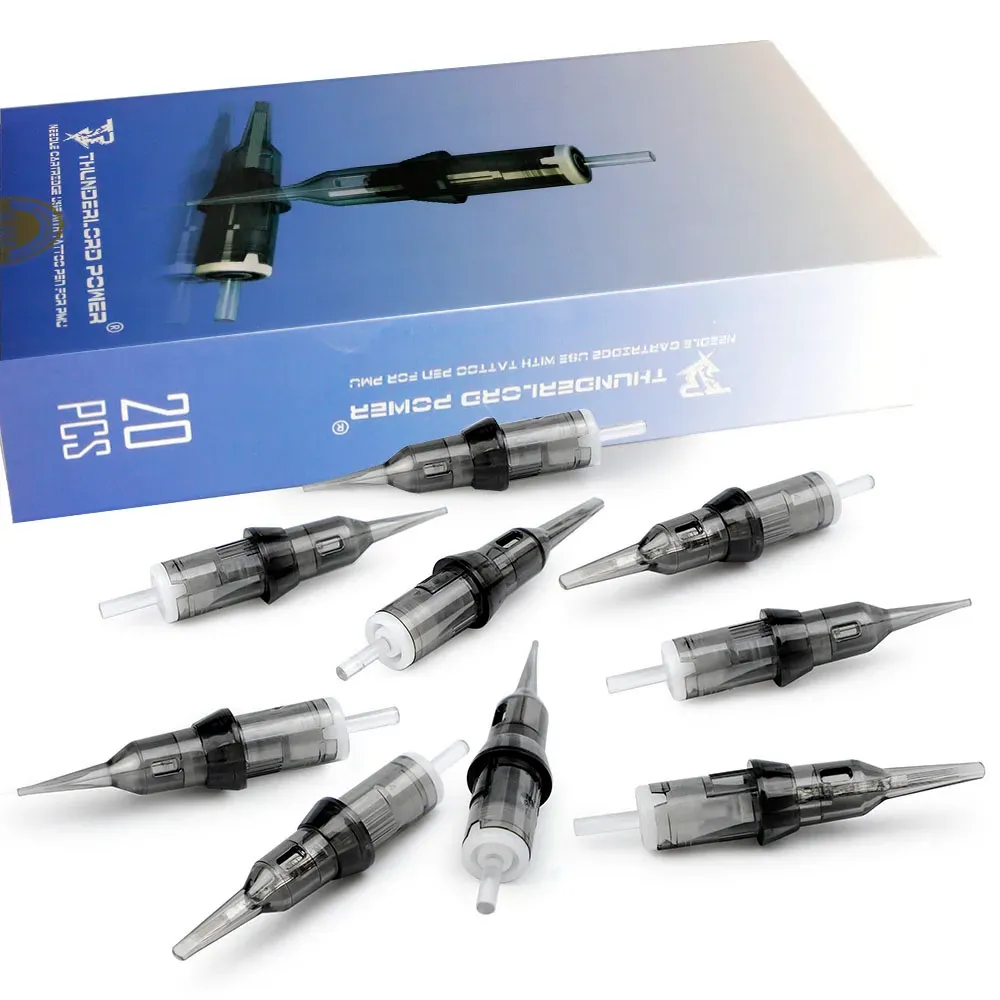 タトゥーマシンの針 20個の精密カートリッジ針：0.16/0.18/0.2mm