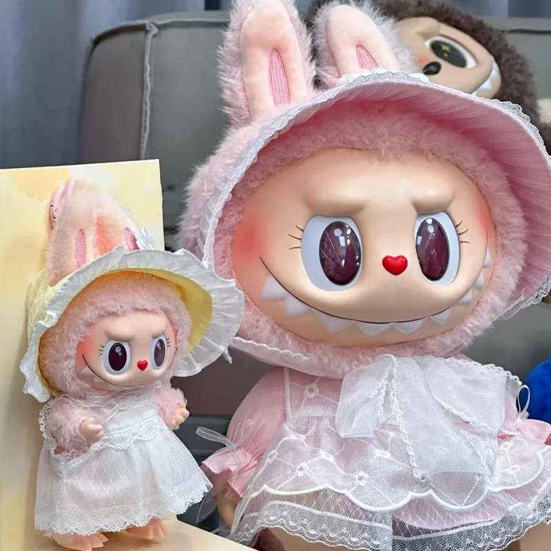 Pink Mokoko Fall Into Spring Labubu Princess Rosalina Plush Pink Mokoko Fall Into Spring Labubu Princess Rosalina Plush