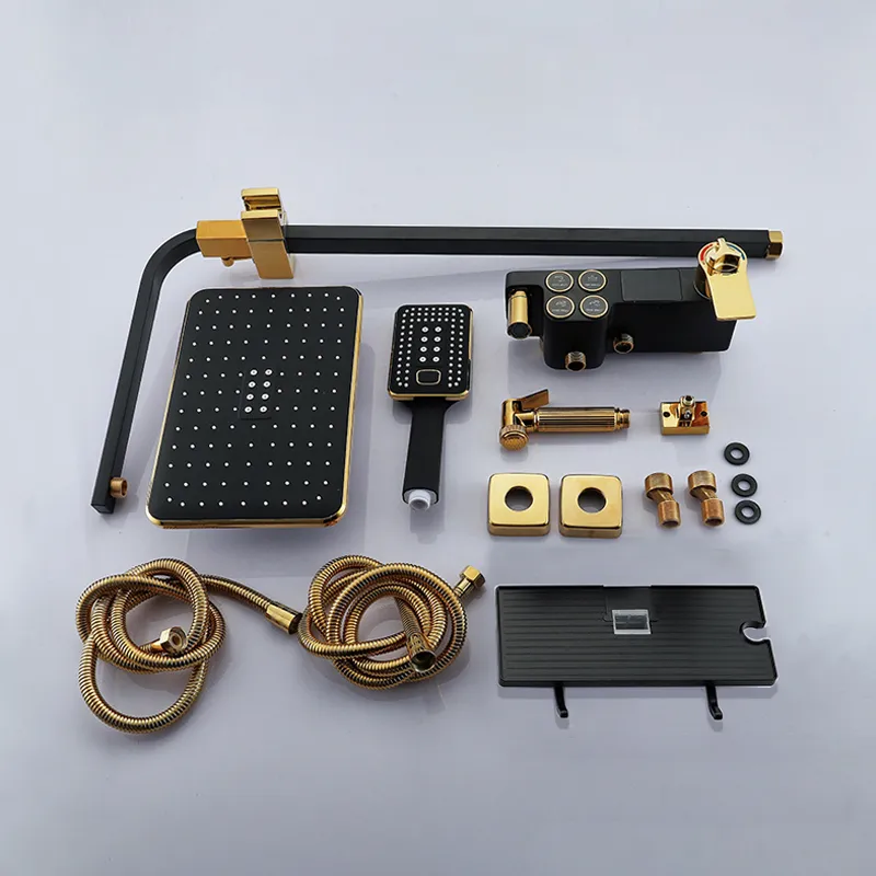 Smart Bath Set Smart LED Digital Shower Set With Hot/Cold Water, Wall Mount ...