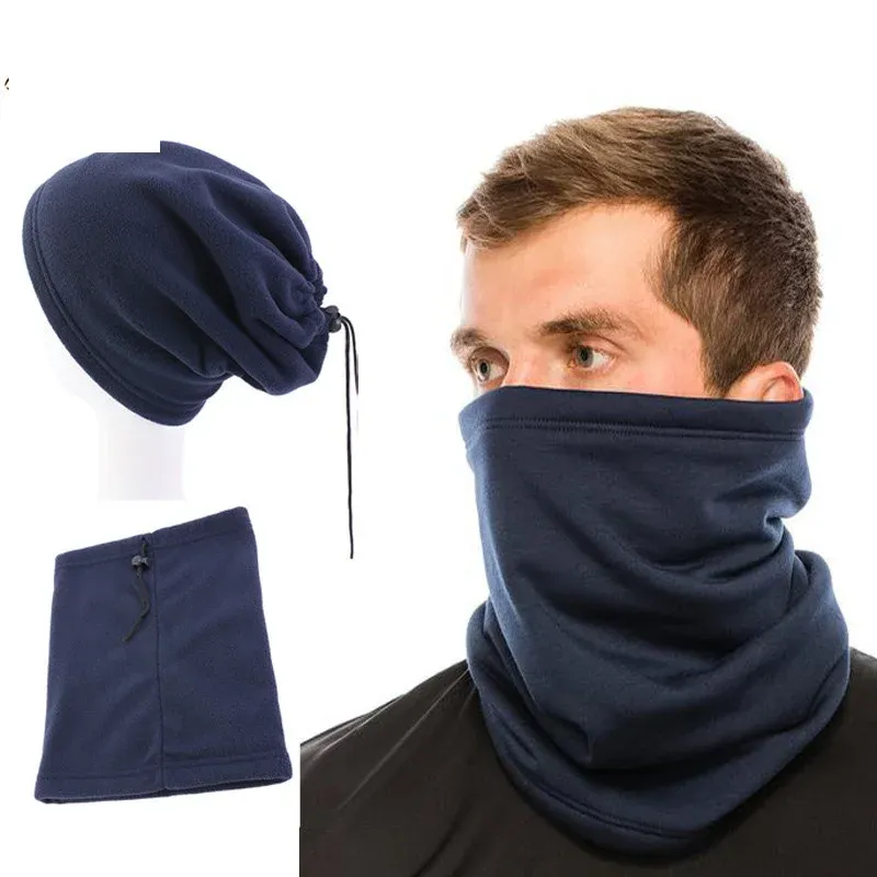 3 In 1 Winter Sport Unisex Polar Fleece Neck Warmer Thermal Snood Scarf Hat Face Mask Beanie Hat From Other Fashion Accessories - Price 14.38 - Foto 13