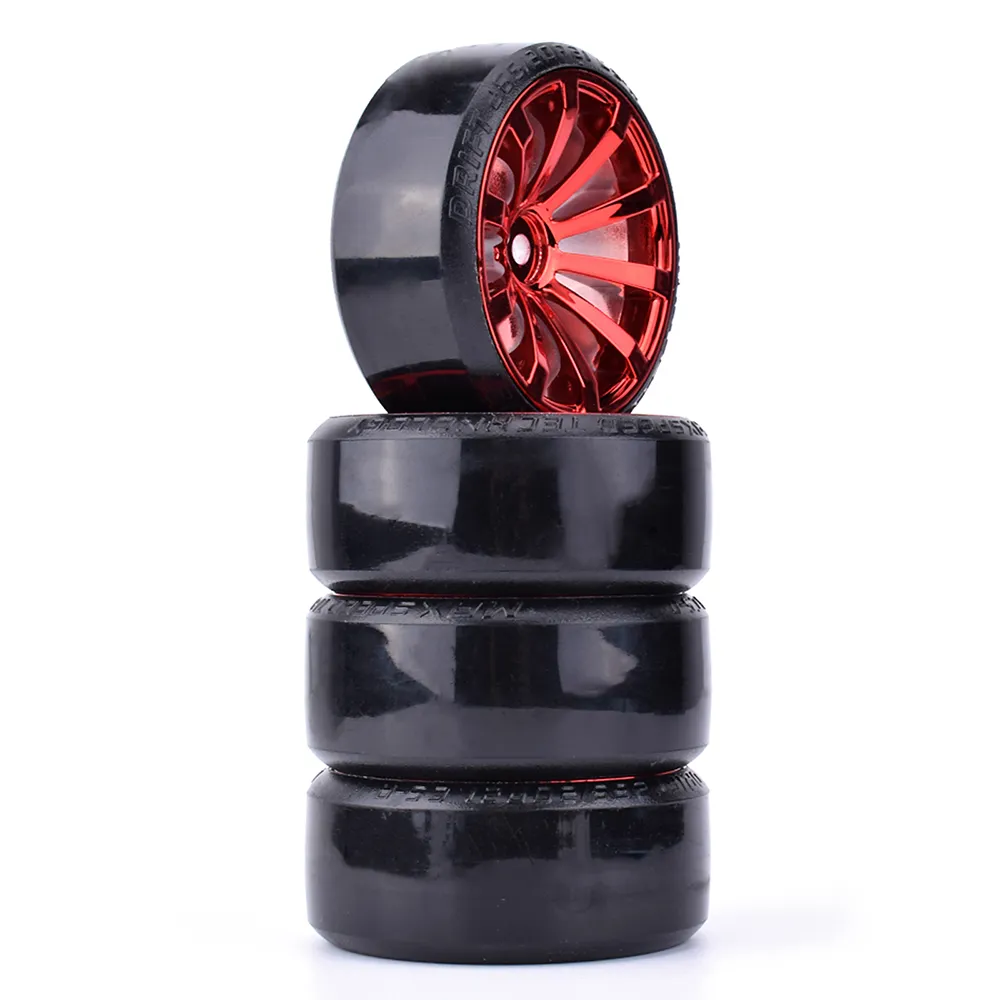Hard Pattern wheel and tyre sets for 1:10 Traxxas D4 HSP HPI