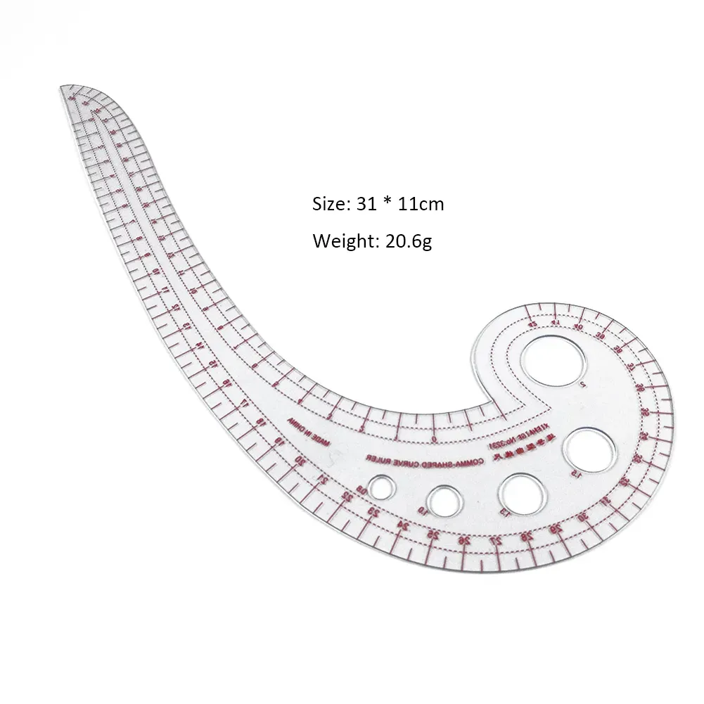 thumbnail image 2 of 8PCS French Curve Template Ruler Set Sewing Tailoring Dressmaking Fashion Tool 2 of 9