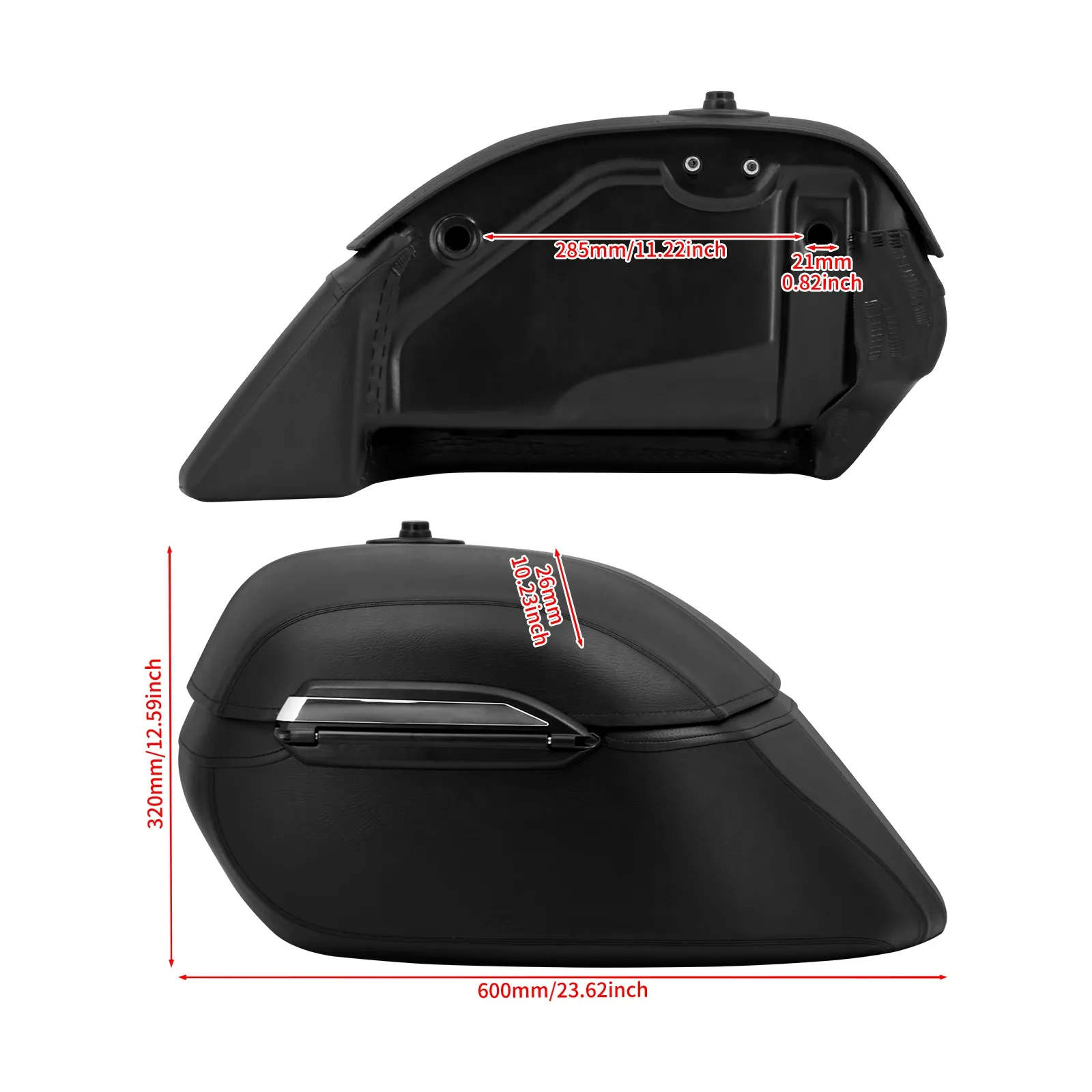 Universal hard saddlebags hot sale