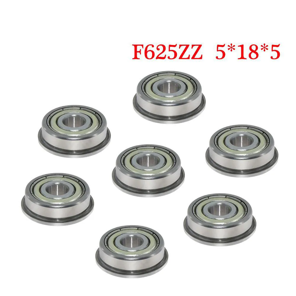 DHgate.com:6Pcs Flange Ball Bearings Deep Groove Miniature