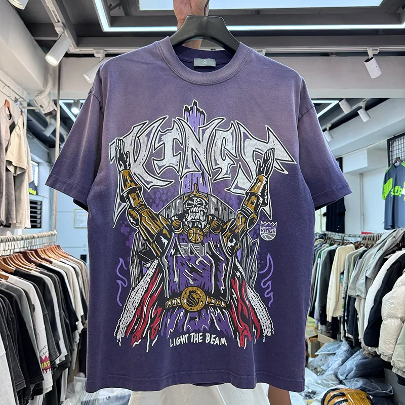 Vintage Purple Oversized T Shirt For Men | DHgate