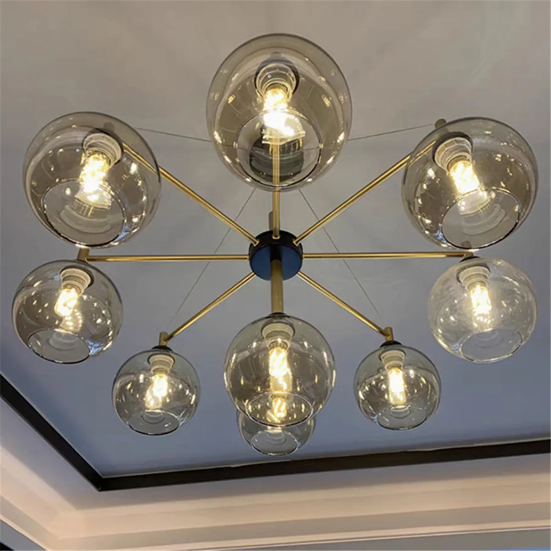 Glass chandelier light covers on sale