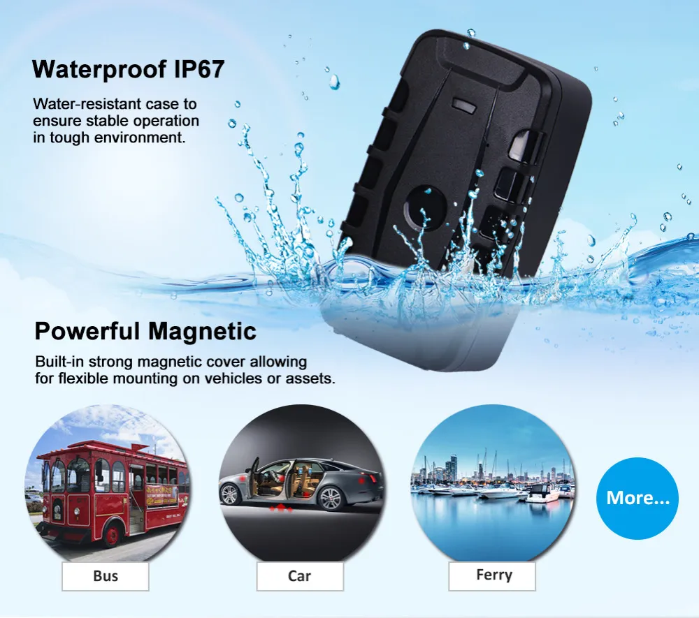 Wholesale GPS Tracker Car LK209C 20000mAh Waterproof Standby... From ...