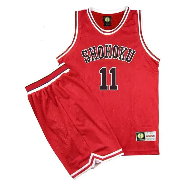 Anime Shohoku School Basketballteam Jersey Sets 1 15 Rukawa Hanamichi Sakuragi Jersey Sport Tragen Uniform Cosplay Kostumstande Von 21 55 DHgate