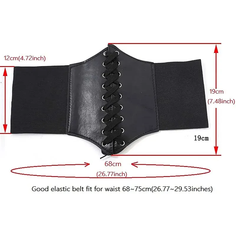 Womens Colorful Elastic Waist Belt Sexy Corset... From  display picture 2