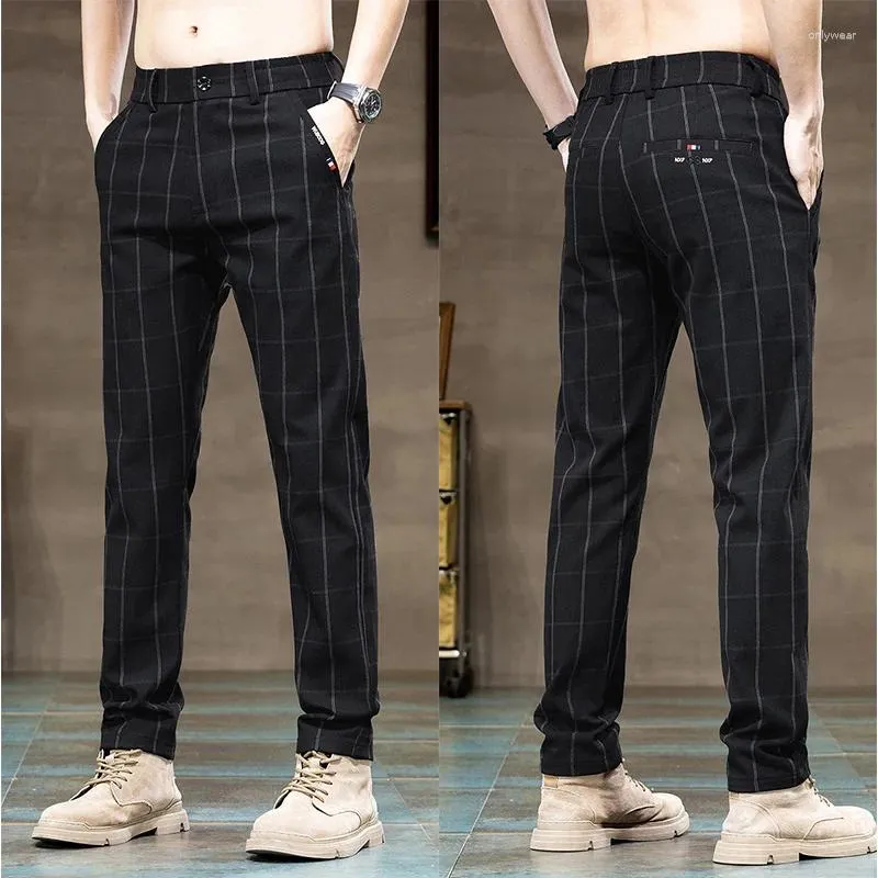 Blue casual trousers best sale