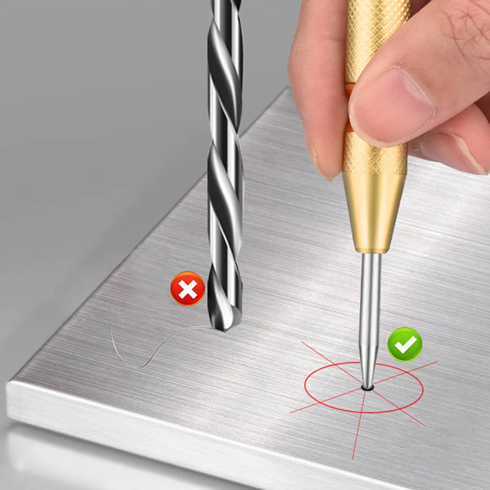 Spring Bit 130mm Automatic Center Punch Drill Bit: Spring Loaded... From Ddmyhome ...