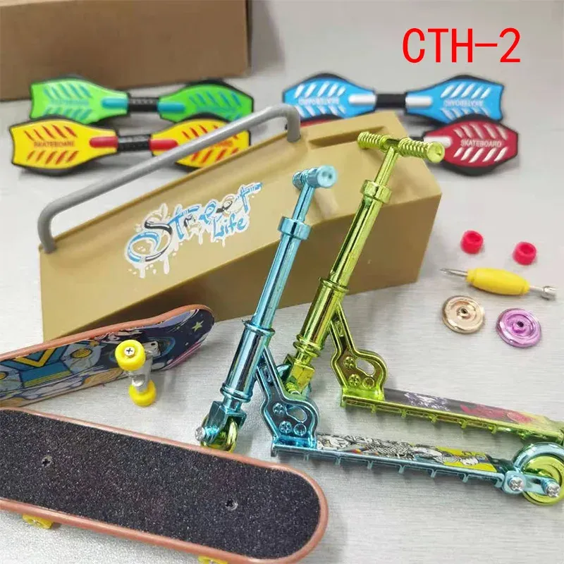 Mini Two Wheel Scooter Set For Road And Mountain Biking Metal Fingertip Toddler Bike With Fingerboard Skateboard And Clothes Parts From Ddmydesign 12.49 DHgate.Com