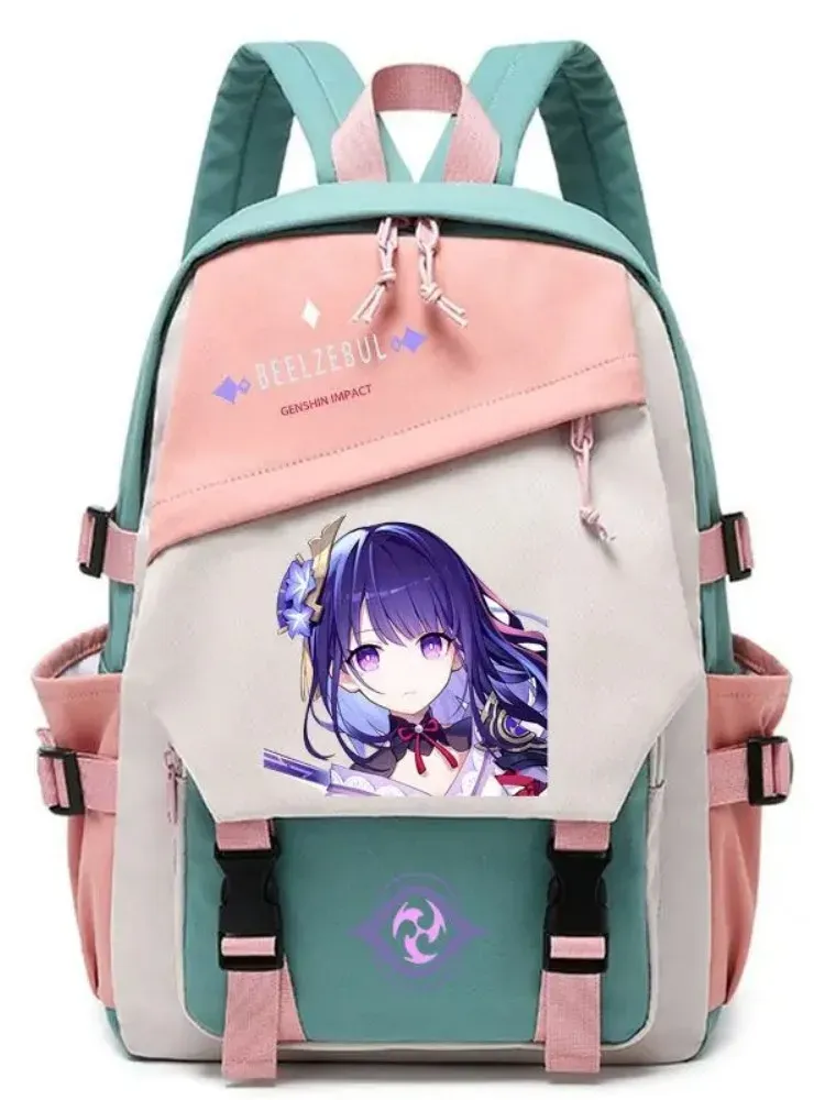 Anime Cosplay Backpack For School Travel Genshin Impact Ayaka Xiao Bookbag From Ddmyfriend 66.78 DHgate.Com