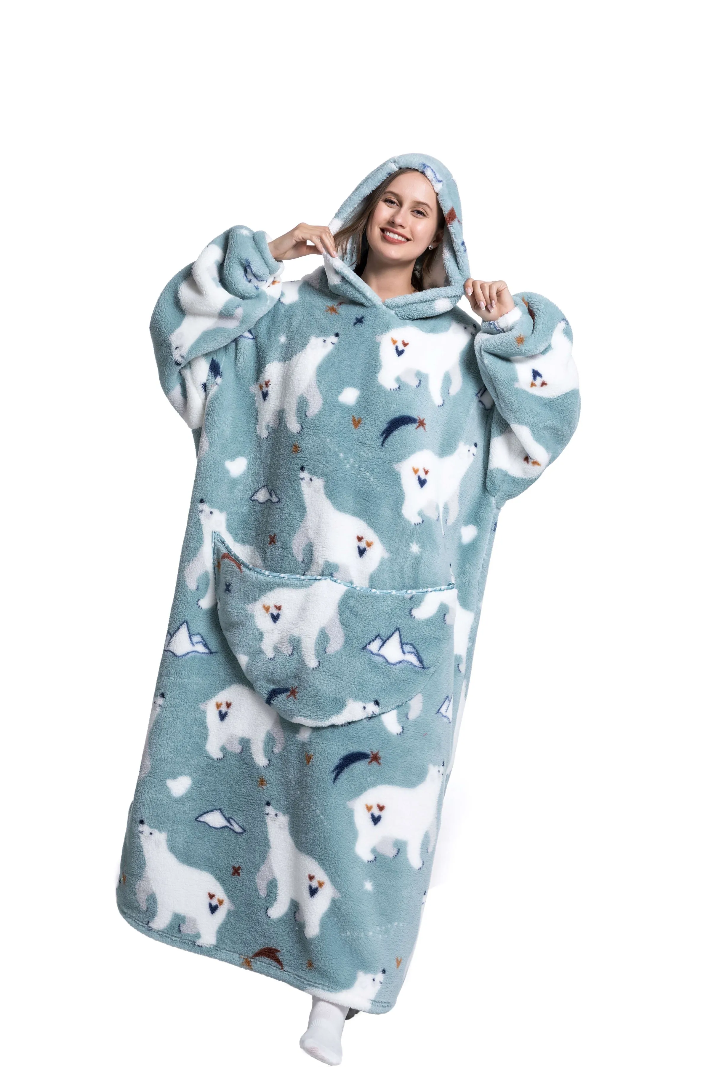 Cozy Oversized Hoodie Sweatshirt For Adults Shu Velveteen Soft Blanket Hoodie Amazon Perfect Gift For All Ages From Ddmyfriend 51.1 DHgate.Com