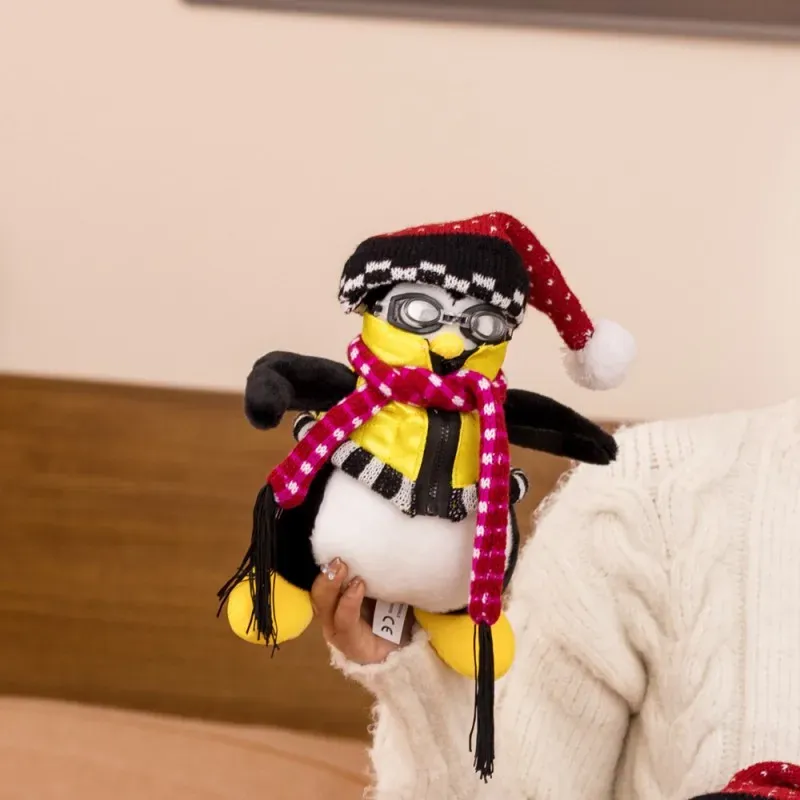 Hugsy penguin soft toy top