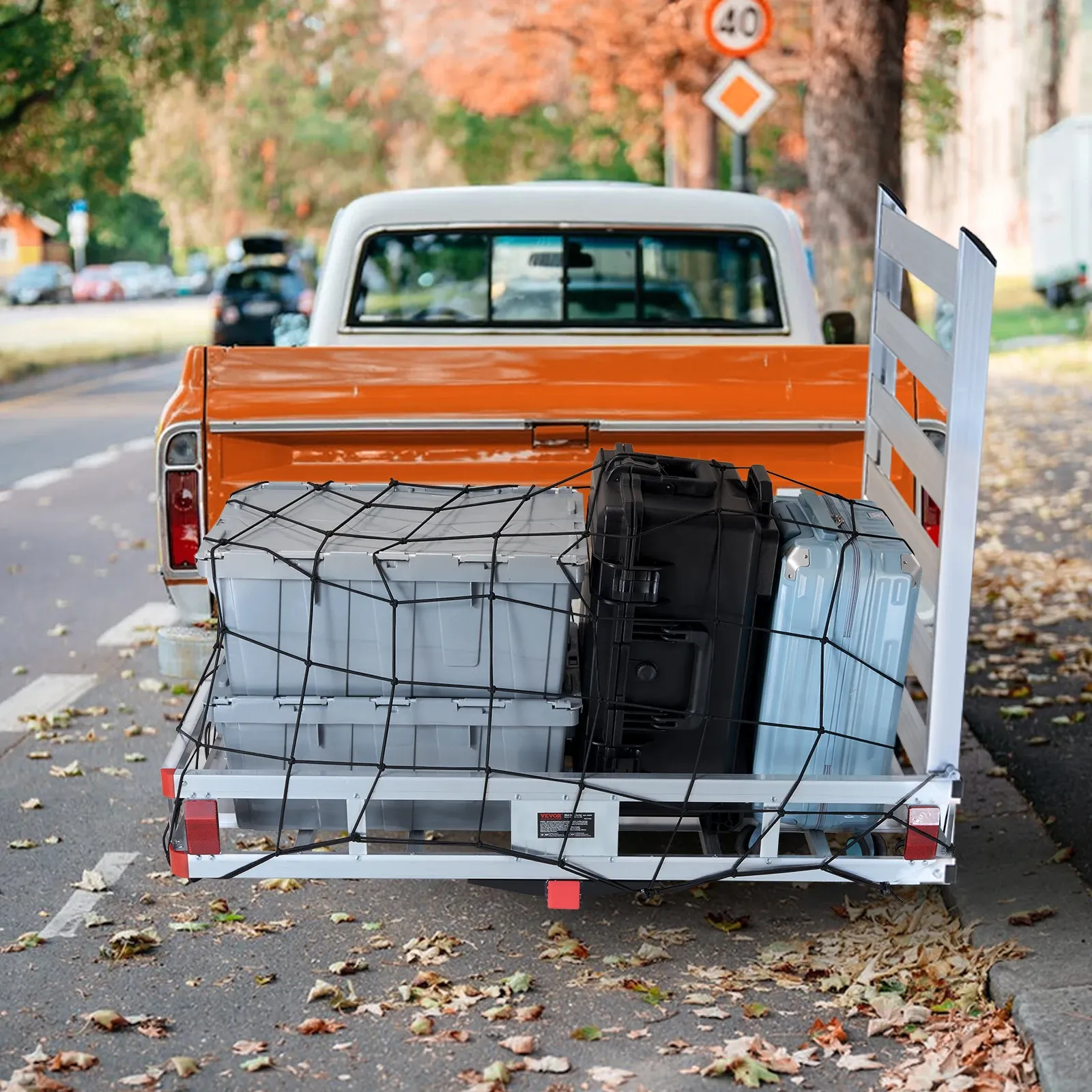 DHgate Size Aluminum Hitch Cargo Carrier Black 47 53 60 in 400 500lbs Trailer Hitch Mount Cargo Basket for SUV Truck Pickup Camping Sports Outdoors