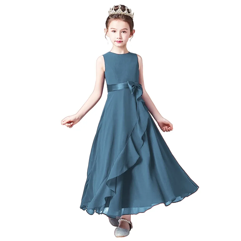 princess polly baby blue dress Cascading Skirt Boho Dresses for Junior Bridesmaids Plum main image 0