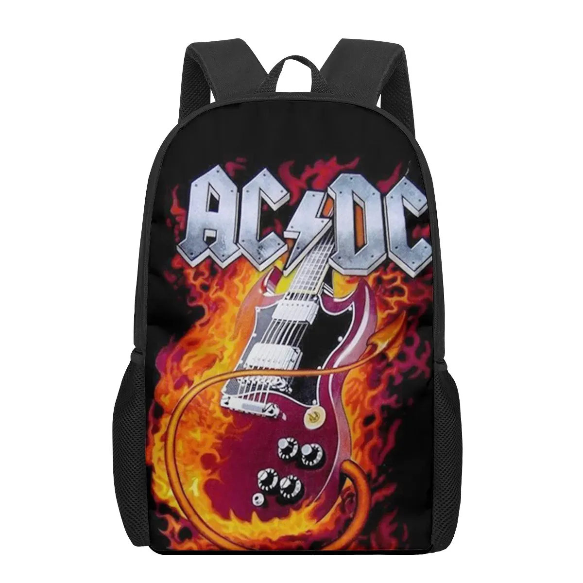 AC DC Band 3D Print School Backpack For Teenagers Casual One Shoulder Rucksack With 16 Inch Satchel And Mochila For Boys And Girls From Ddmyfriend 31.06 DHgate.Com