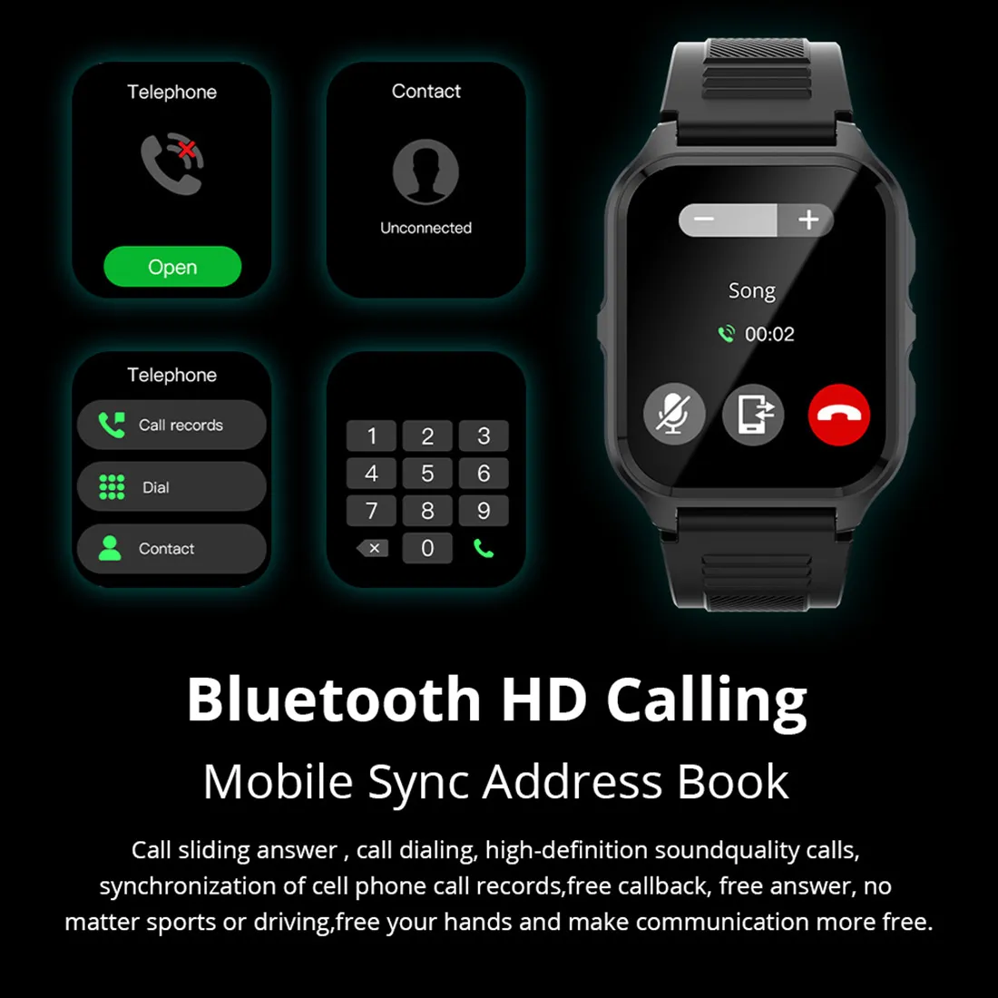 COLMI P73 1.9 Outdoor Military Smartwatch For Men Bluetooth Call 3ATM Waterproof Compatible With Xiaomi Android And IOS Jio Phone 4g From Ddmydesign 104.28 DHgate.Com