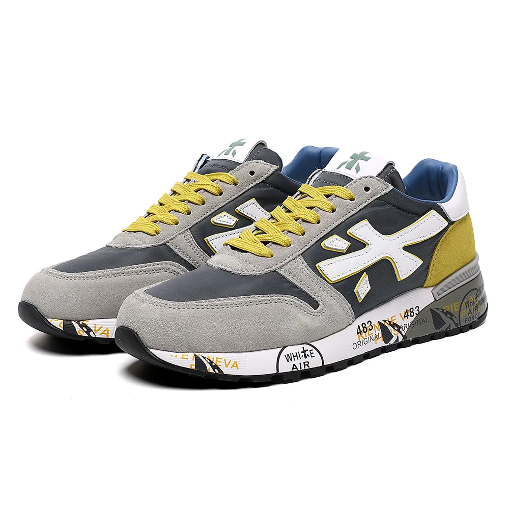 eg33 PREMIATA レアカラー スニーカー ビッグロゴ サイズ35 Premiatas Sneakers for Men & Women | Genuine Leather Vintage