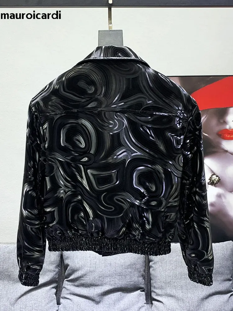 エムミーエメ　Shine bijou fake far jacket black MKMF42080F1Q-001FW24(1).jpg
