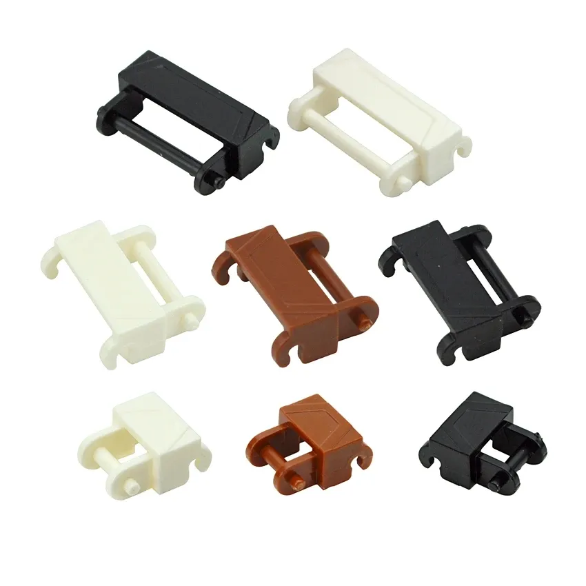 MOC Wide Link Chain Tank Belt Rubber Stopper Building Blocks