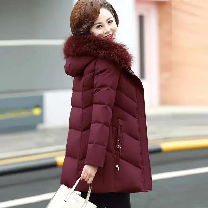 Ladies cotton parka deals