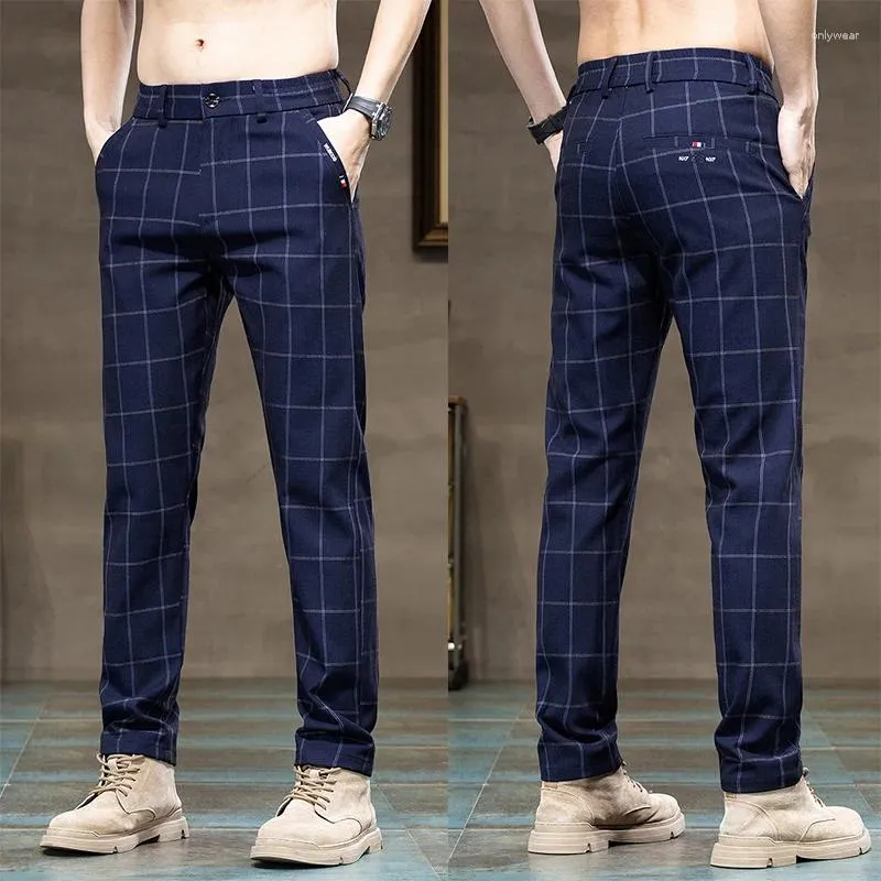 Blue casual pants hotsell