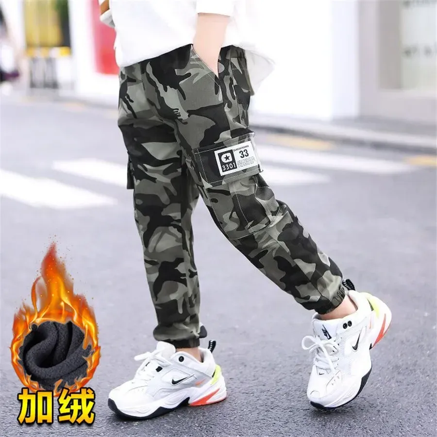 初売り 福袋 Cozy Camouflage camouflage pants for Boys, 4-14T, Warm Clothing