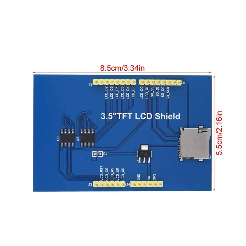 5 Inch TFT LCD Touch Screen Module, 480x320 Resolution ILI9488 Display ...