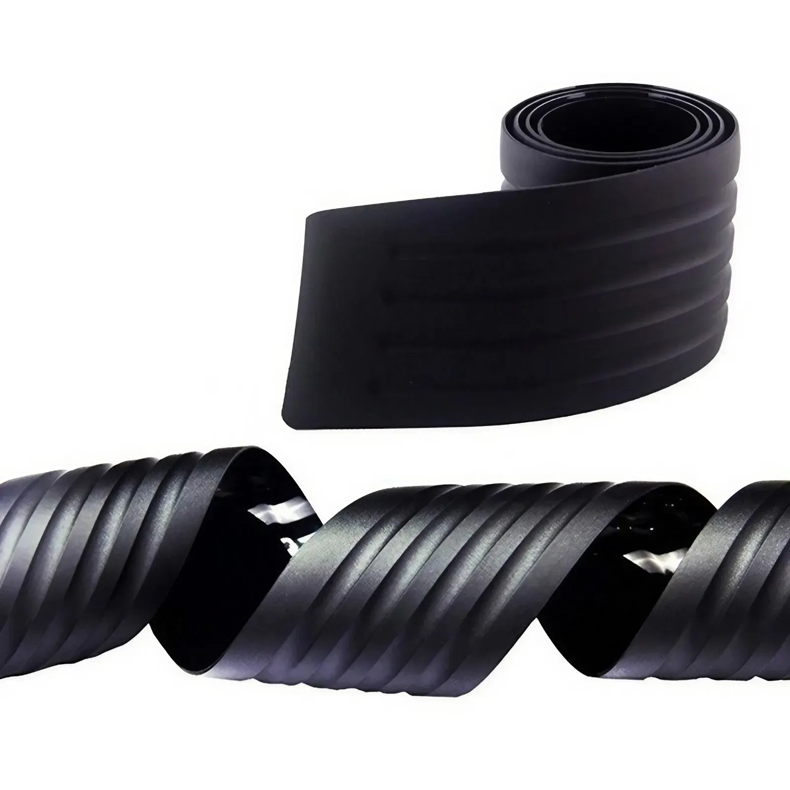 Kuuleyn Porta Paraurti Protector Trim, 4Pcs Fibra di Carbonio Porta Auto Bordo Guardia Paraurti Strisce di Protezione Trim Copertura Auto Universale