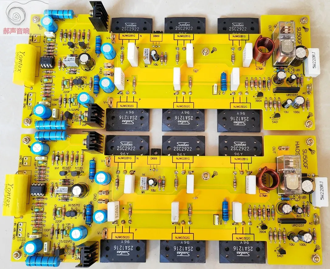 Sanken 2SC2922/2SA1216 Class A HIFI power amplifier